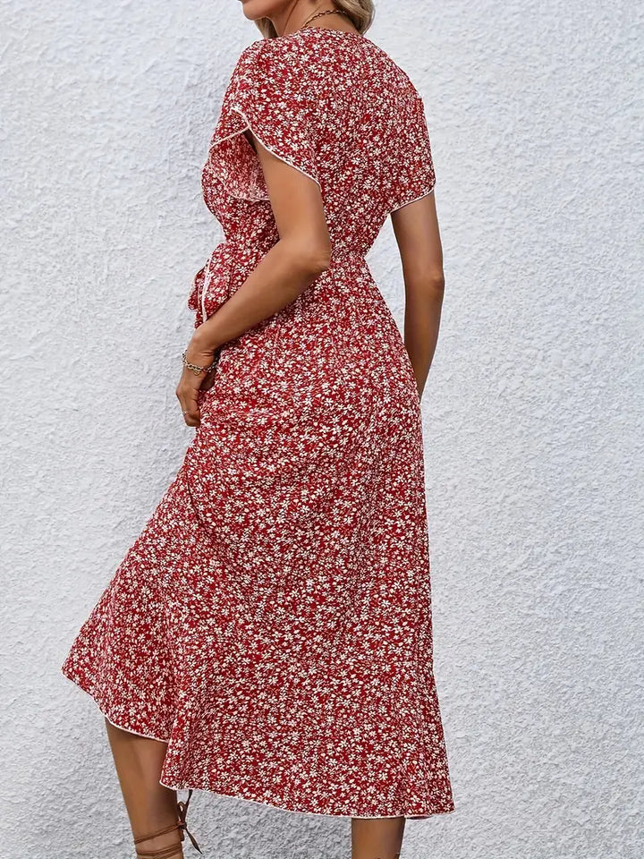 Marilou | Women's Mini Spring Dress with Ruffle