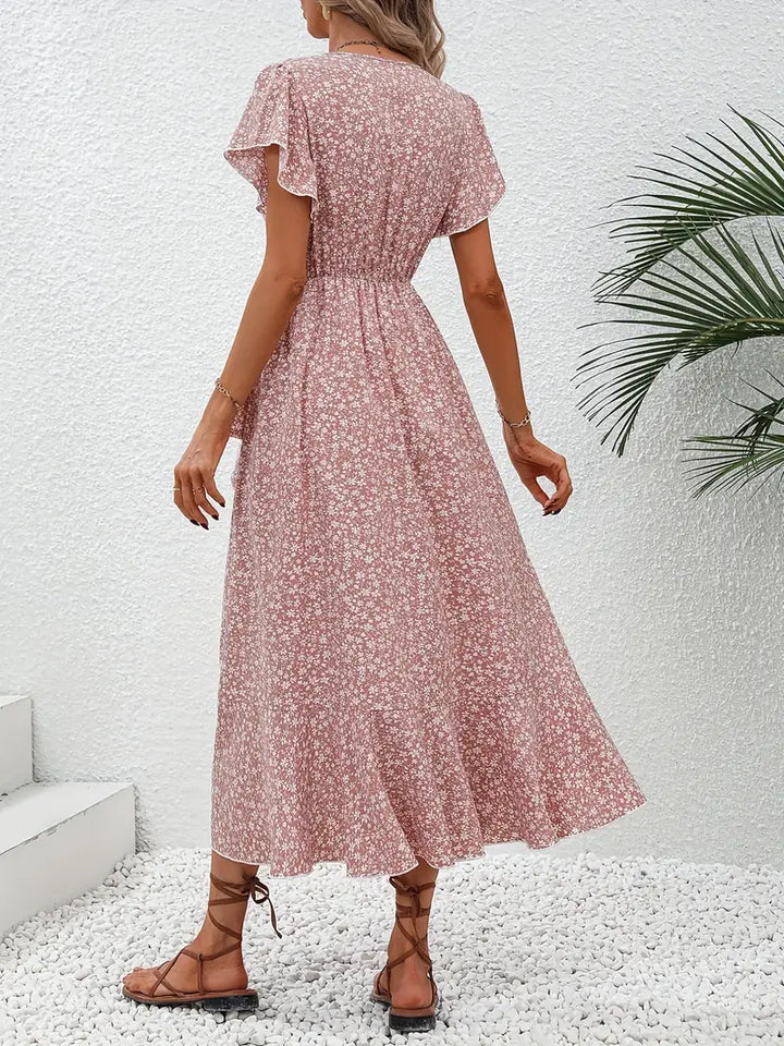 Marilou | Women's Mini Spring Dress with Ruffle