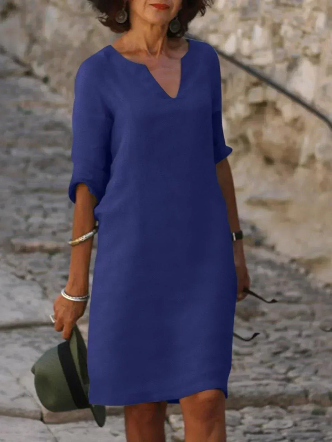 Maria | Women's Maxi Elegant Dress with V-Neck