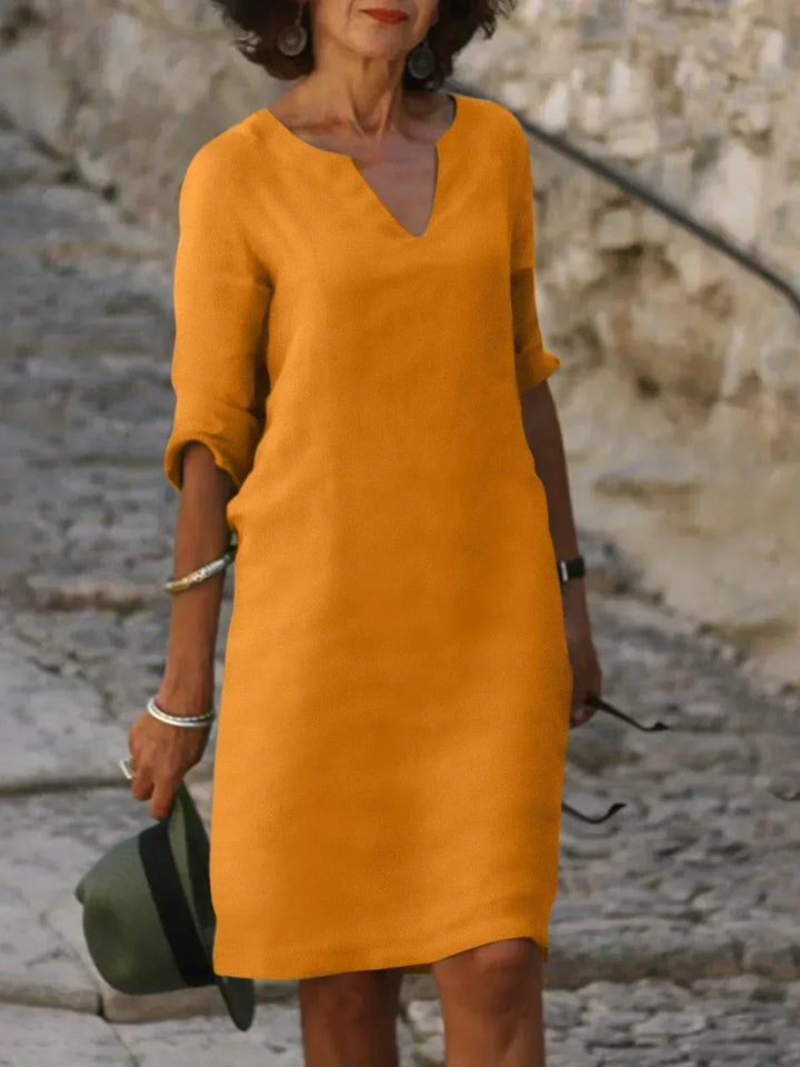 Maria | Women's Maxi Elegant Dress with V-Neck