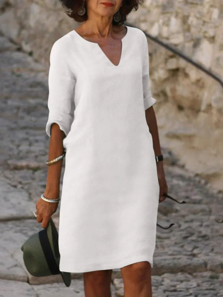 Maria | Women's Maxi Elegant Dress with V-Neck