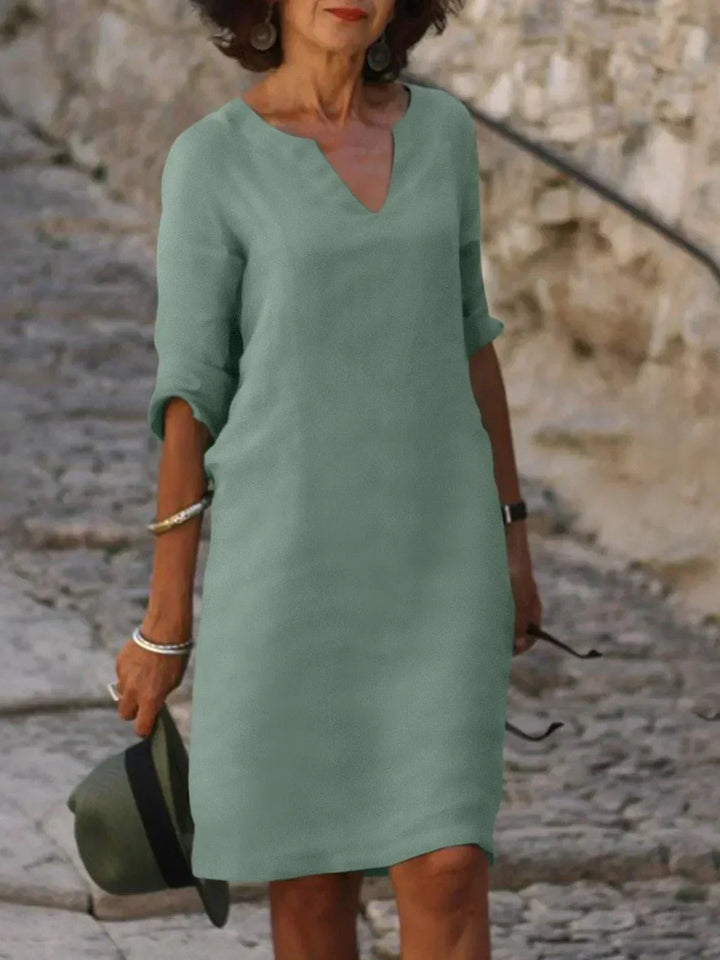 Maria | Women's Maxi Elegant Dress with V-Neck
