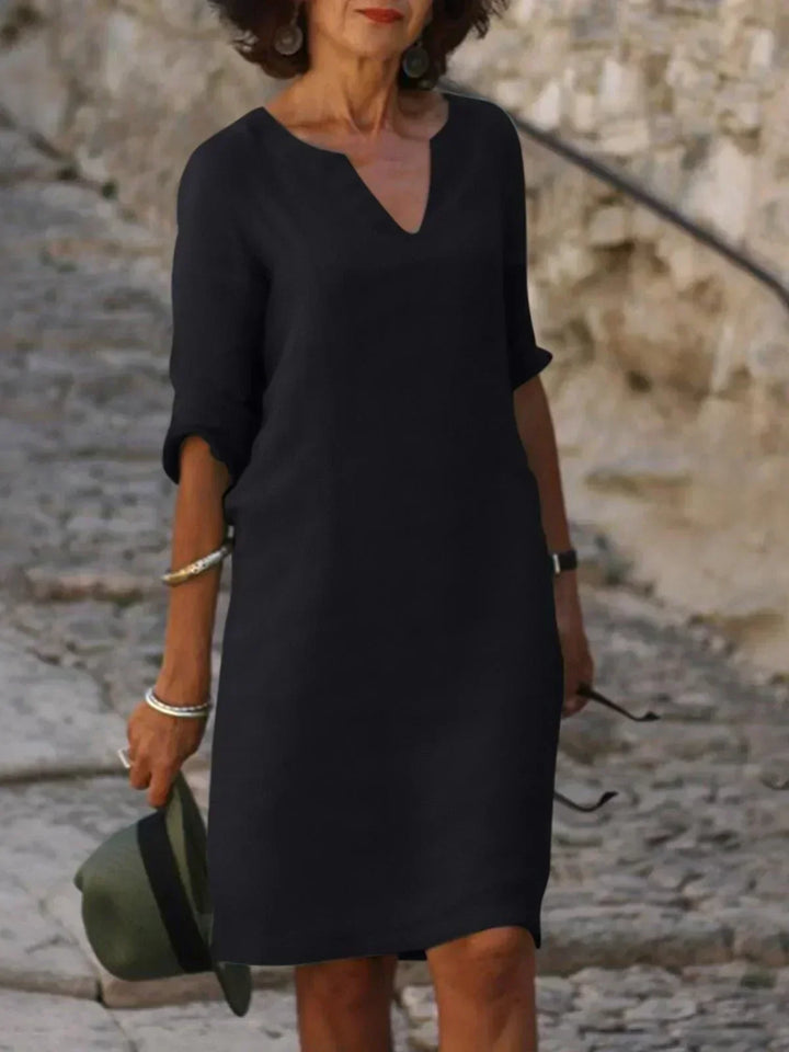 Maria | Women's Maxi Elegant Dress with V-Neck