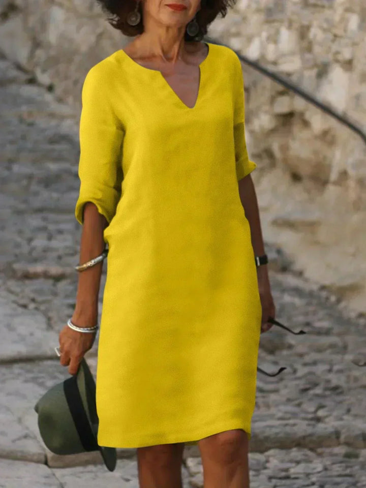 Maria | Women's Maxi Elegant Dress with V-Neck