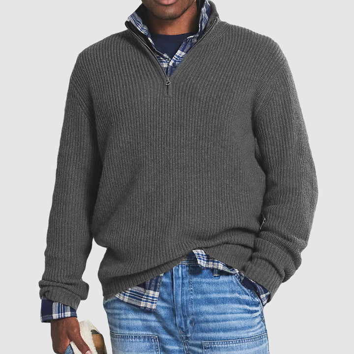 Jerry | Business Casual Pullover with Zipper