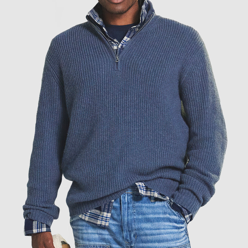 Jerry | Business Casual Pullover with Zipper