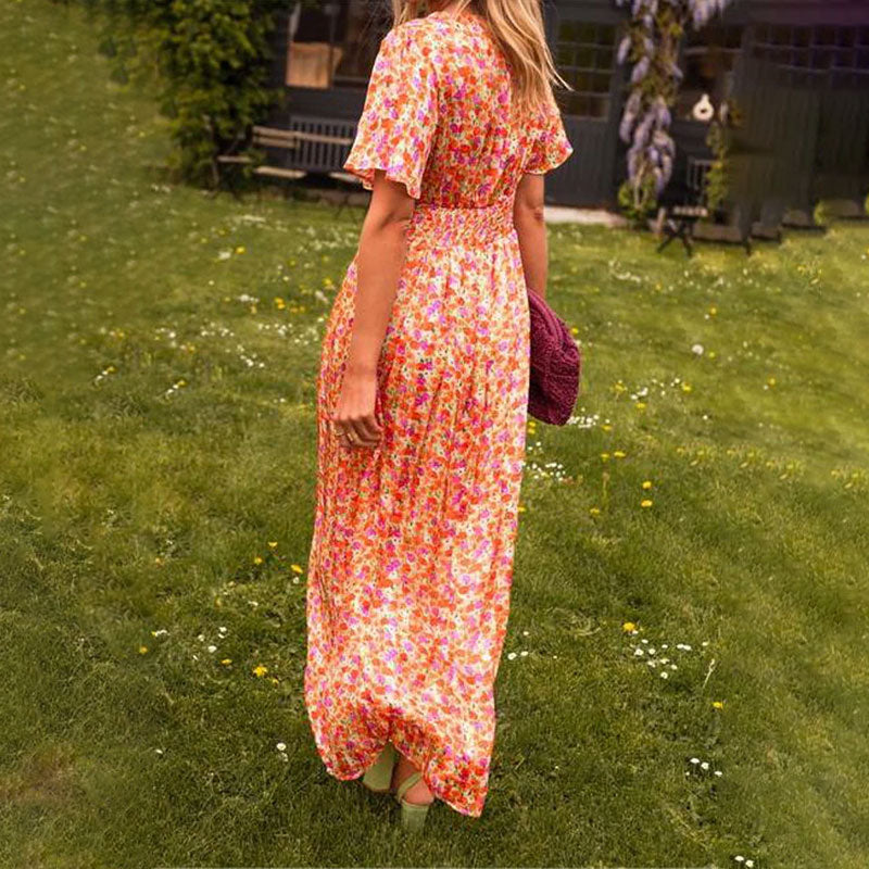 Romy | Summer Dress with V-Neck