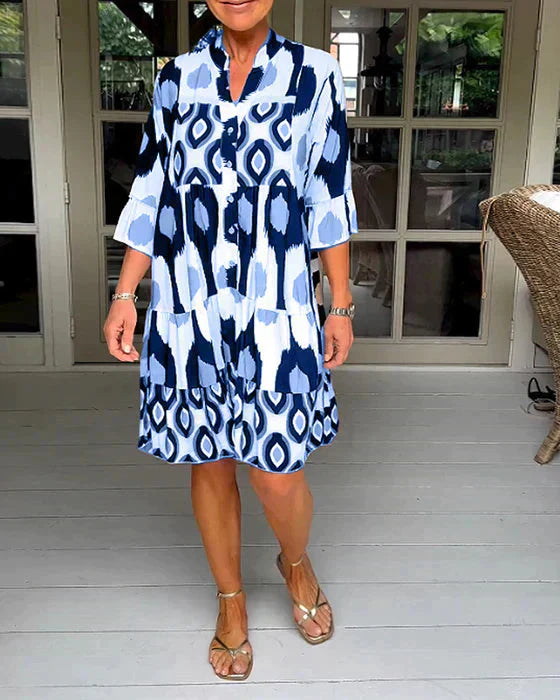 Chic Pleated Dress