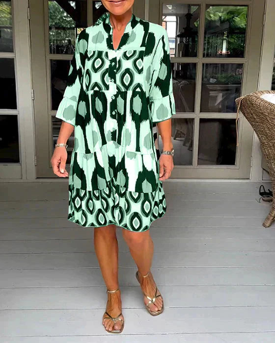 Chic Pleated Dress