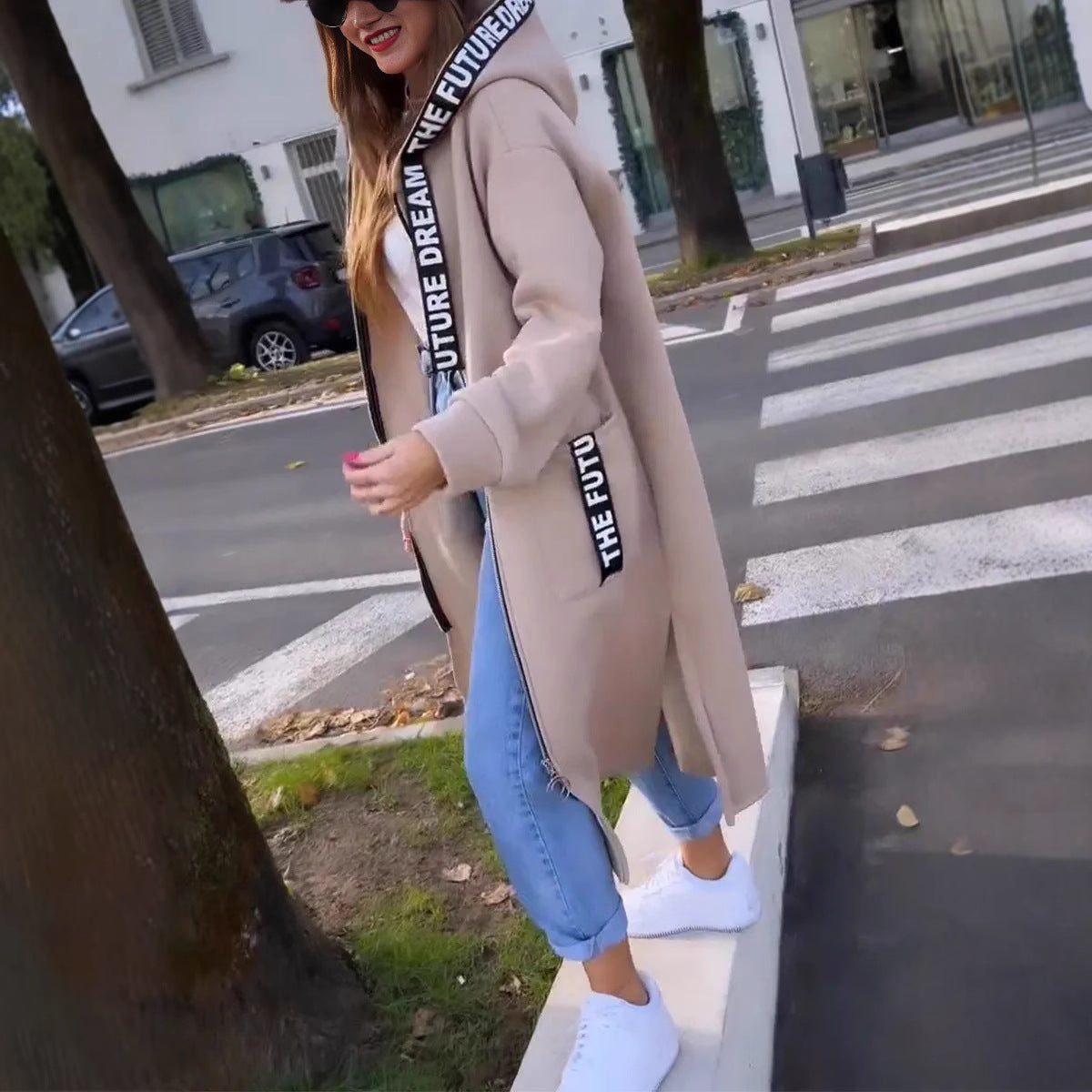 Marta™ – Oversized Comfort Hoodie Coat