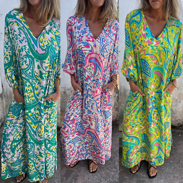 Lowri | Stylish Maxi Dress with Pockets