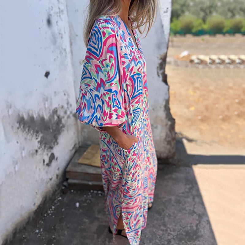 Lowri | Stylish Maxi Dress with Pockets