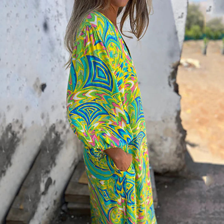 Lowri | Stylish Maxi Dress with Pockets