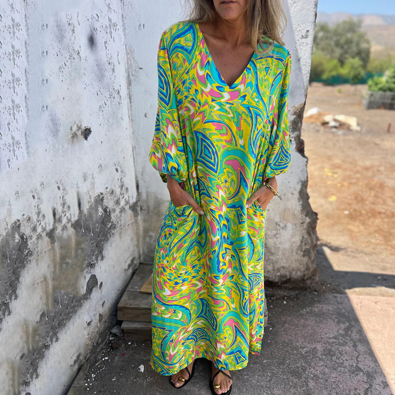 Lowri | Stylish Maxi Dress with Pockets