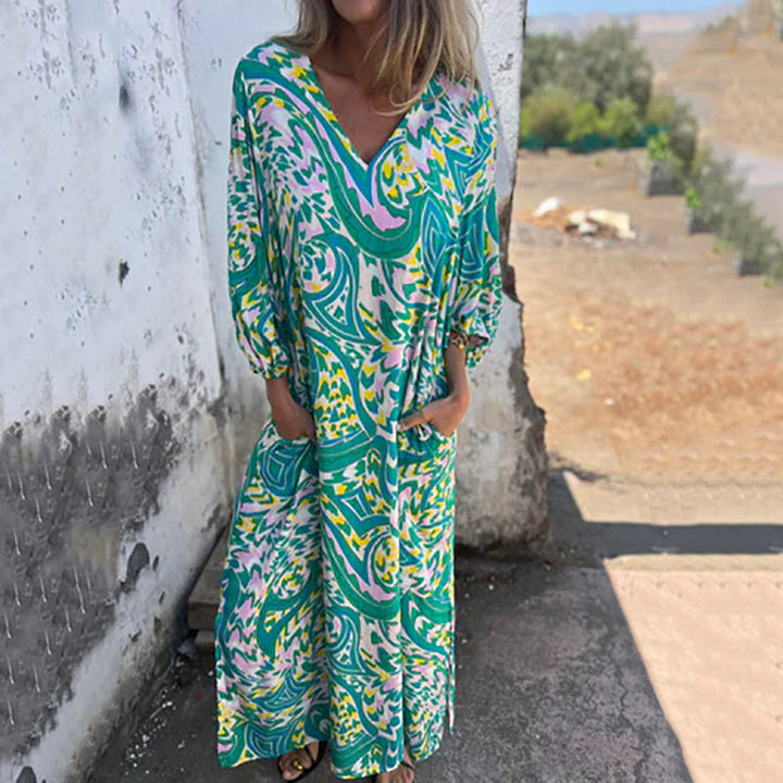 Lowri | Stylish Maxi Dress with Pockets