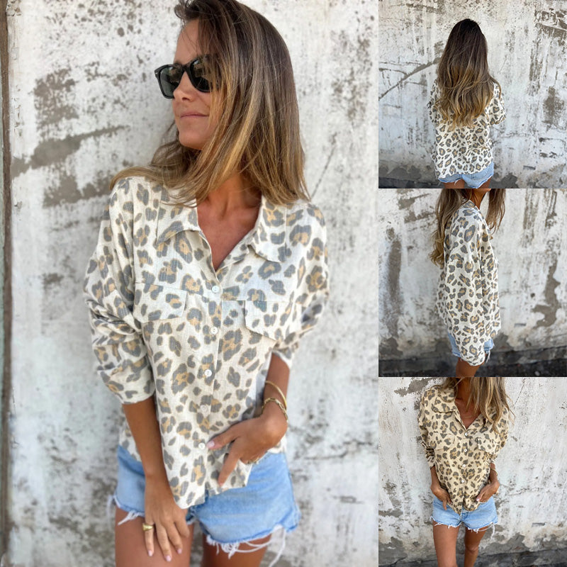 Leely | Women's Printed Long Sleeve Shirt