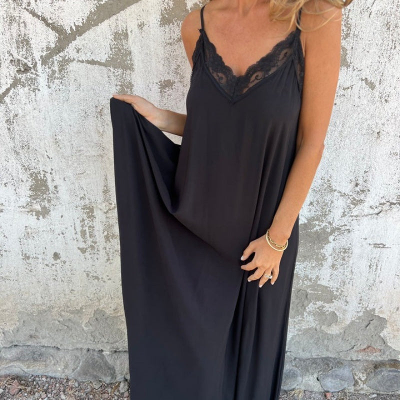 Ria™ - Elegant V-Neck Dress
