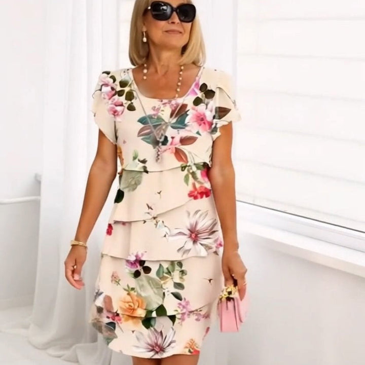 Lyra | Women's Mini Graceful Floral Elegance Dress