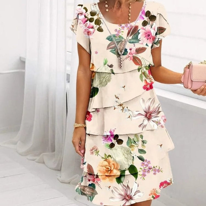Lyra | Women's Mini Graceful Floral Elegance Dress