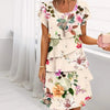 Lyra - Graceful Floral Elegance Dress