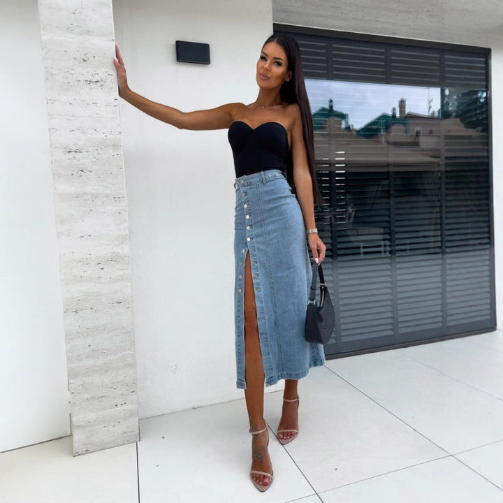 Chiara | Women's Stylish, Figure-Hugging Skirt with Pockets