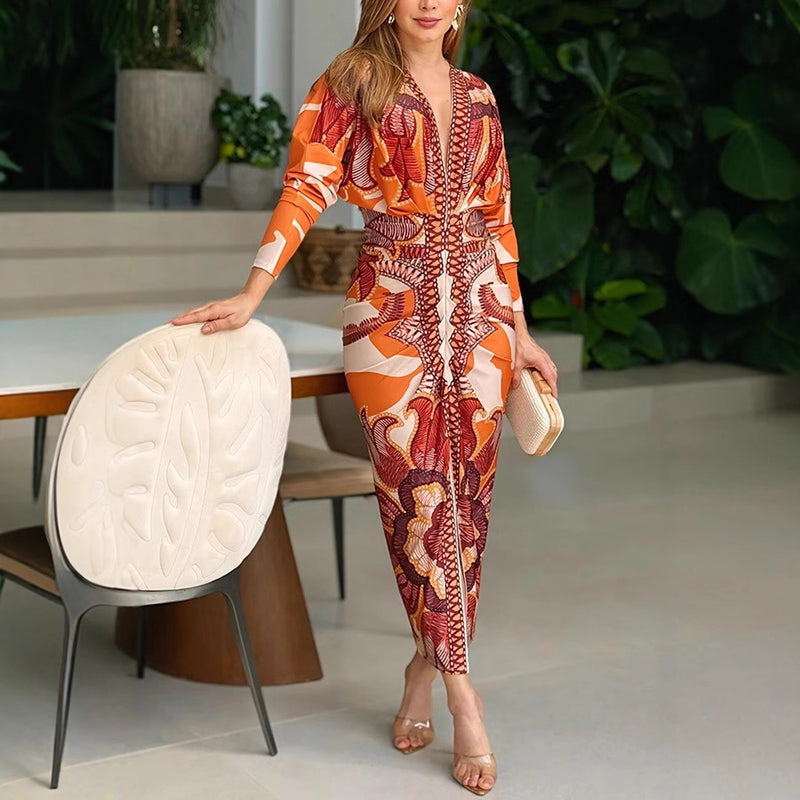 Blysse™ Chic V-Neck Dress