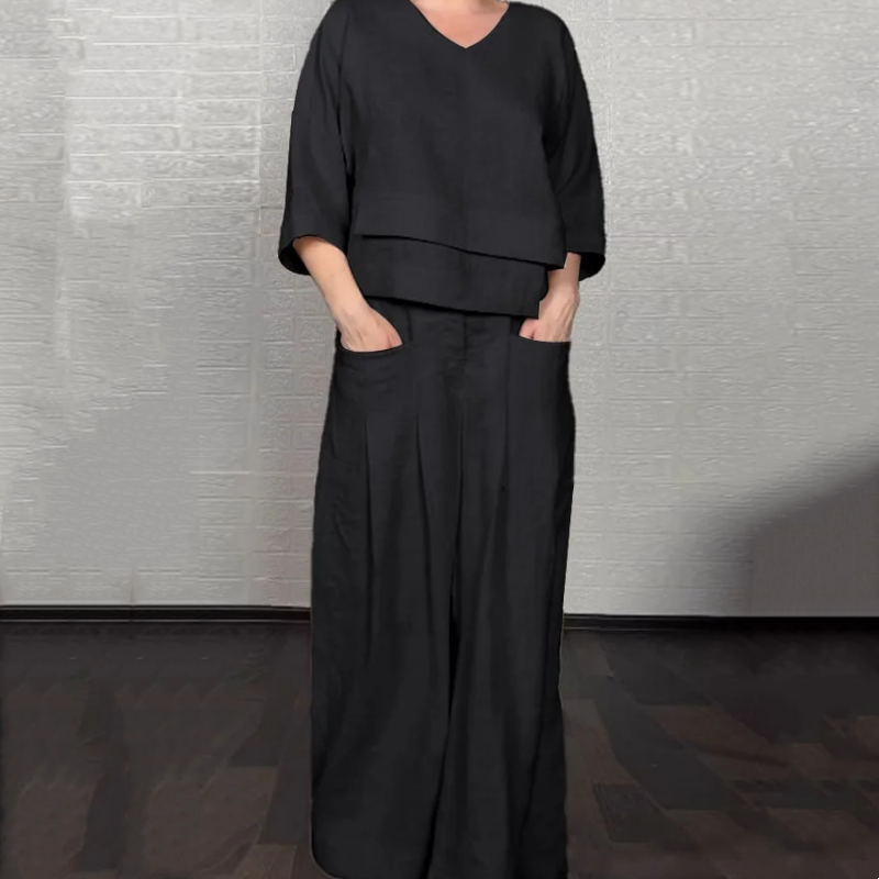 Noa | Sleek Minimalist Two-Piece Ensemble