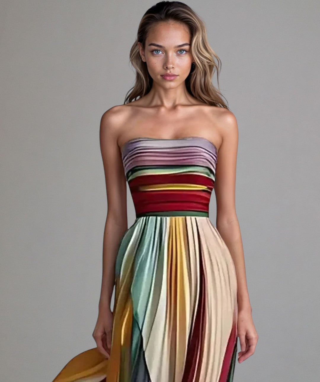 Flora™ - Sleeveless Colored Dress