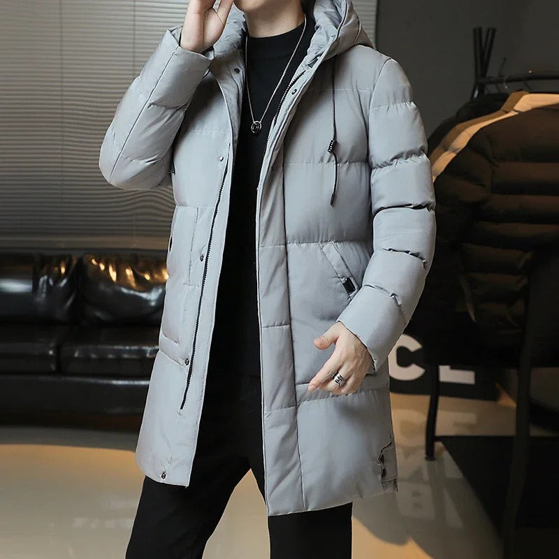 Men's Tailored Elegant Long Winter Jacket