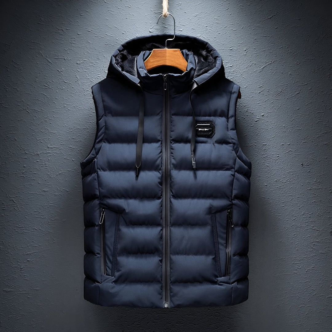 Leonardo | Men's Sleeveless Hooded Vest