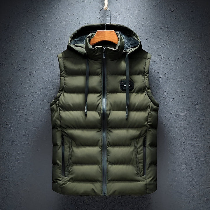 Leonardo | Men's Sleeveless Hooded Vest