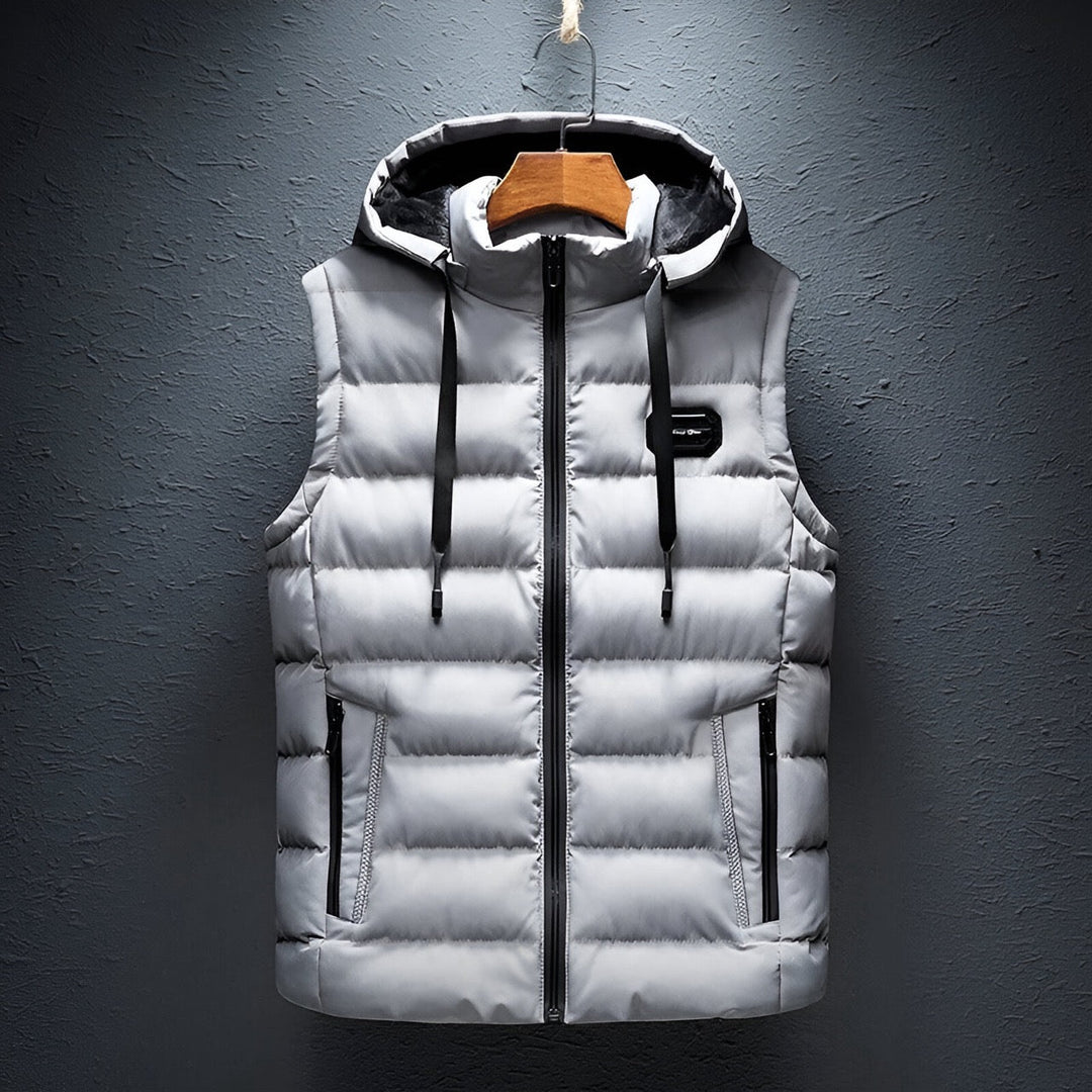 Leonardo | Men's Sleeveless Hooded Vest