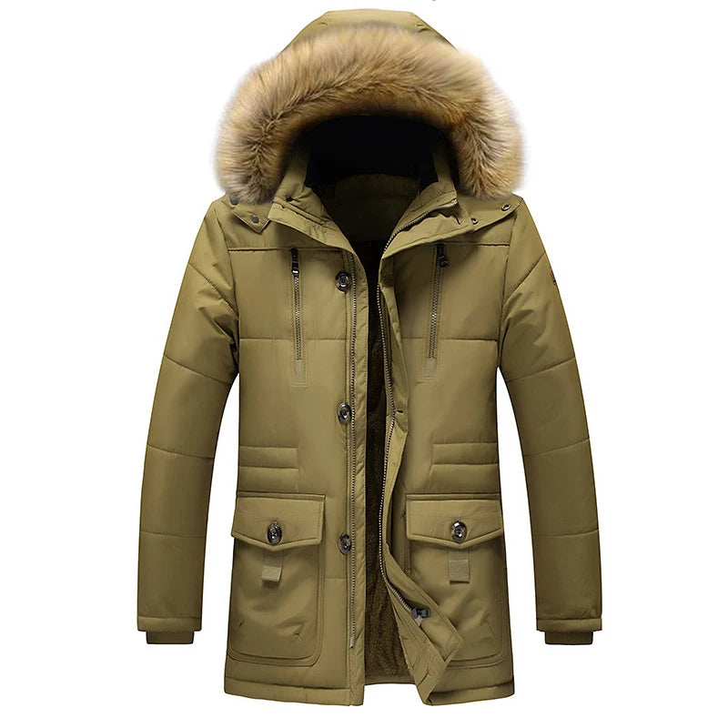 Men's Tailored Elegant Parkas Jacket