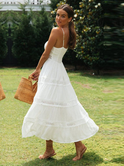 Sophie™ - White Maxi Beach Dress