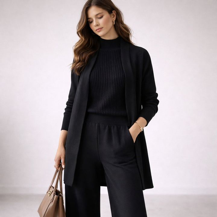 Emma | Women's Three-Piece Lounge Set with Cardigan