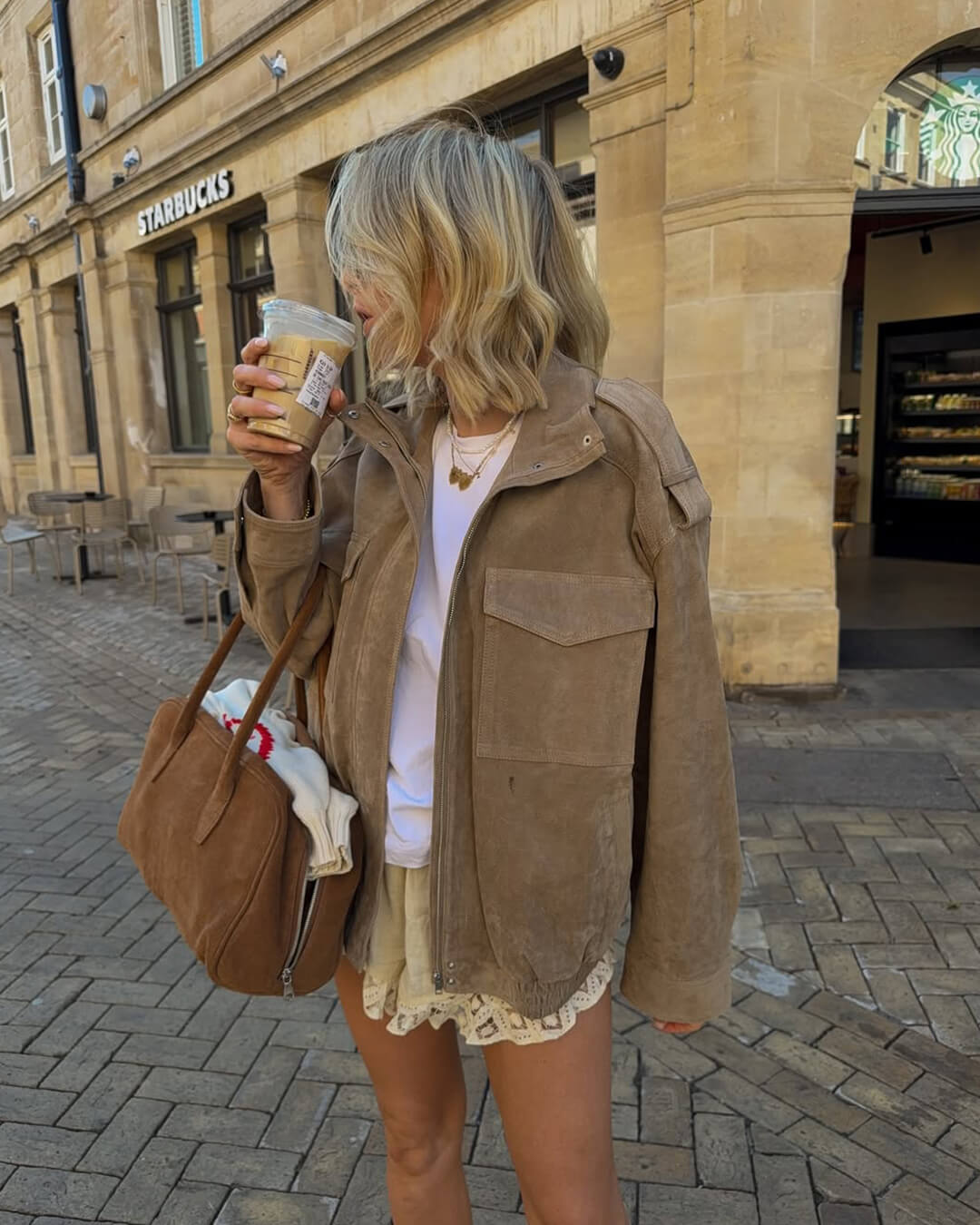 Women's Long Sleeve Bomber Jacket with Pockets