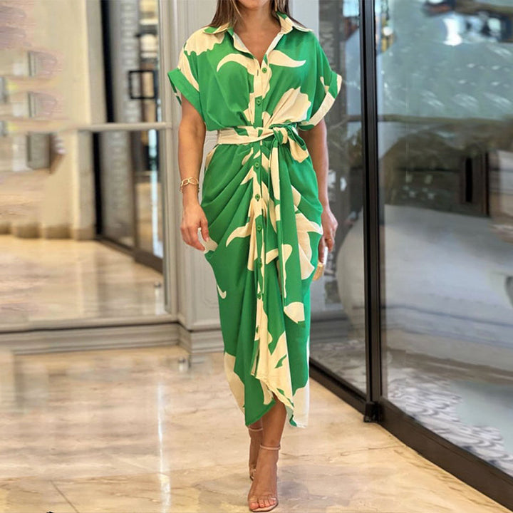 Fern | Women's Mini High-Waist Flounce Collar Dress